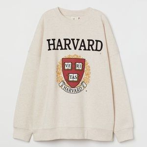 Oversized Harvard sweatshirt